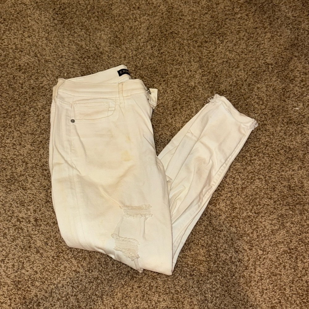 White jeans